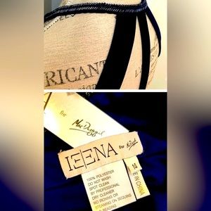 NEW MAC DUGGAL SZ 14 NAVY
BEADED MAXI FORMAL EVENING GOWN